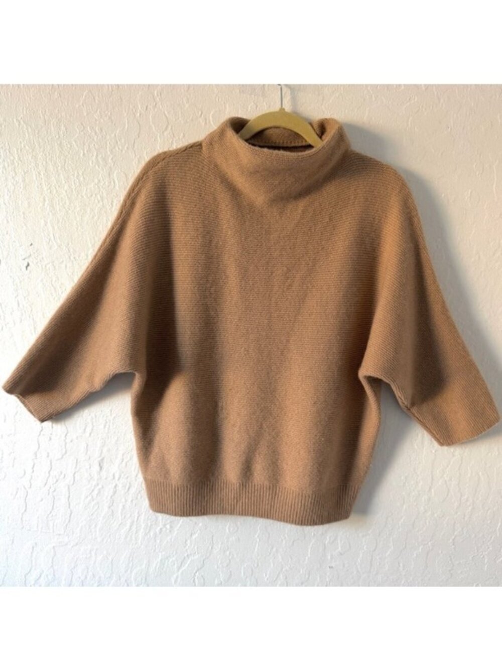 The Reset R Label Funnel Pullover Wool Cashmere Sweater Toffee Medium